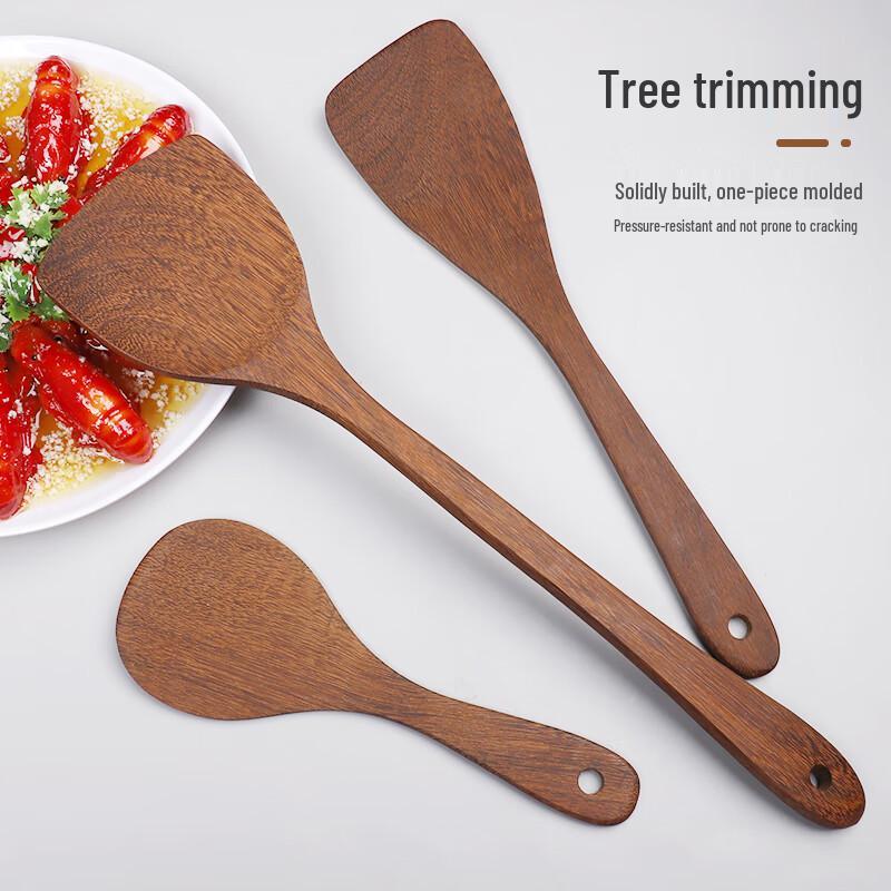 Jiemengzhe Wenge Wood Slanted Spatula