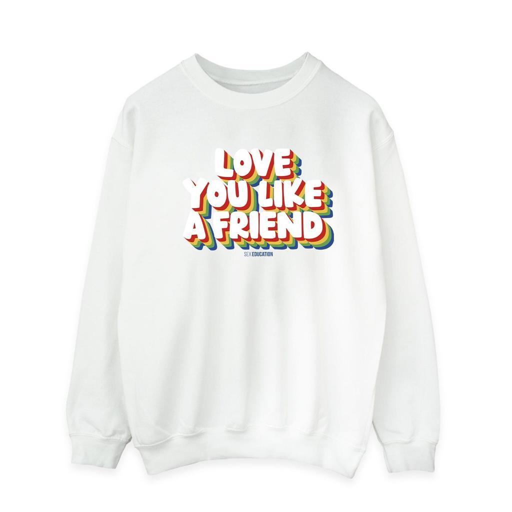 Netflix Mens Sex Education Love Like A Friend Sweatshirt