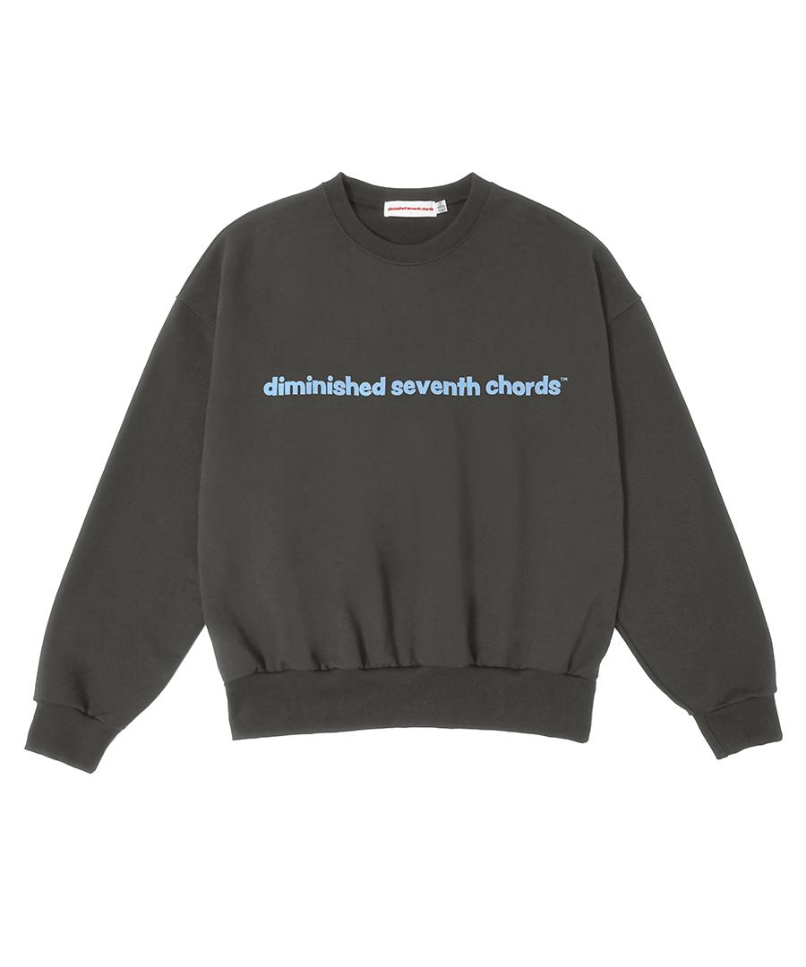 Свитшот с логотипом Diminished Sevens Coz Disc Signature (Древесный уголь) Charcoal/Free