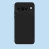 Liquid Silicone Case for Google Pixel 6 6A 7 7A 8 8A 9 9A 10A 10 Pro XL Black Matte Shockproof Soft Cover Case