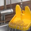 1 Stück faltbarer Topfdeckelhalter Kunststofflöffelhalter Ständer Multifun Organizer Aufbewareinlage Küchenaufbewahrungsregal Kochgeschirr LS