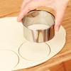 5Pcs Stainless Steel Round Cookie Cutters Pie Press  Cookie  DIY Dumplings Skin Cutting Tools Kitchen Accessories