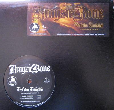 12inch Record KRAYZIE BONE - Get'chu Twisted S55174 Ball'r Records 2004 US Rap & Hip-Hop/R&B Used