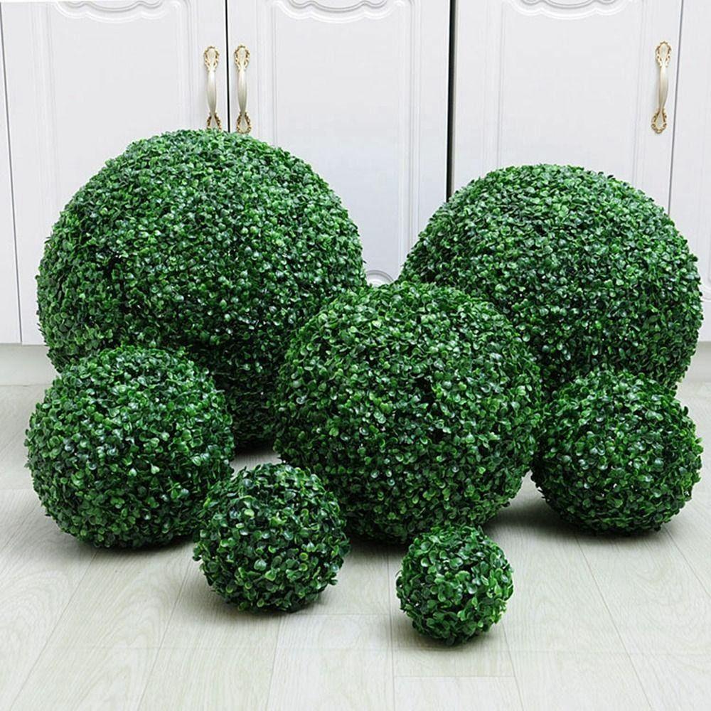 Spherical Wedding Party Green Realistic Plant Ball Garden Green Plant Hanging Plant Grass Ball