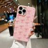 Ins bow pink phone case for iPhone Apple 11/12/13/14/15/16 ProMax soft 17