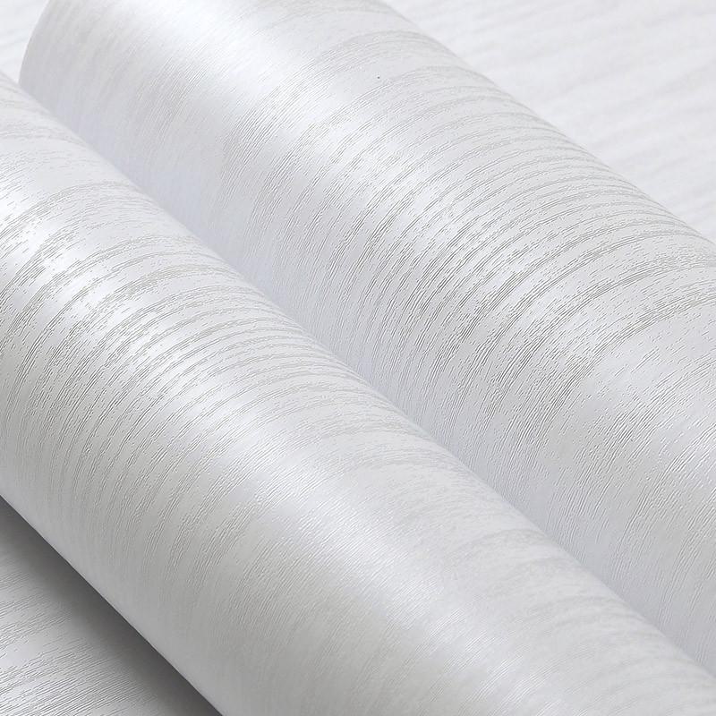 

Водостойкие самоклеящиеся обои с имитацией древесной текстуры для ремонта мебели и декора 30cm×1 meter чистый белый