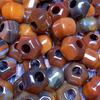 Natural Red Agate Hexagonal Beads for DIY Accessories and Multi-Treasure Projects