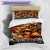3pcs Duvet Cover Set (1*Duvet Cover + 2*Pillowcase, Without Core), One Piece Print Bedding Set, Bedroom Decor, All‑Season, Birthday Gift