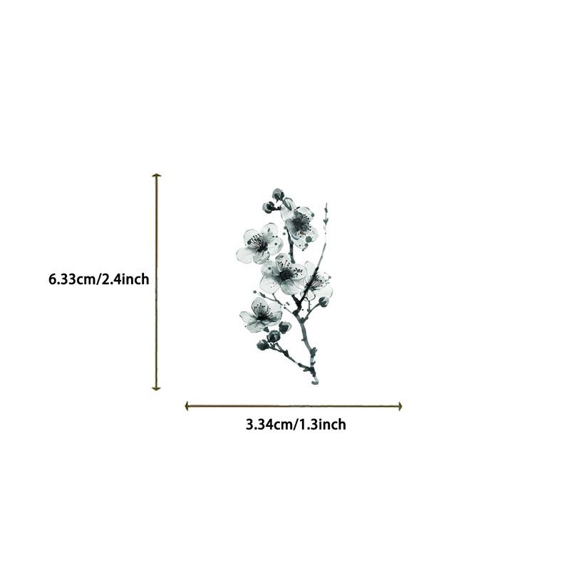 50PCS Colorful Flower PET Sticky Sticker Aesthetic Korean Stationery DIY Transparent Decoration Scrapbooking School Supplies
