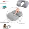 U-Shaped Pillow Travel Portable Press Outdoor U-Shaped Pillow Car Seat Cushion Automatic Inflatable