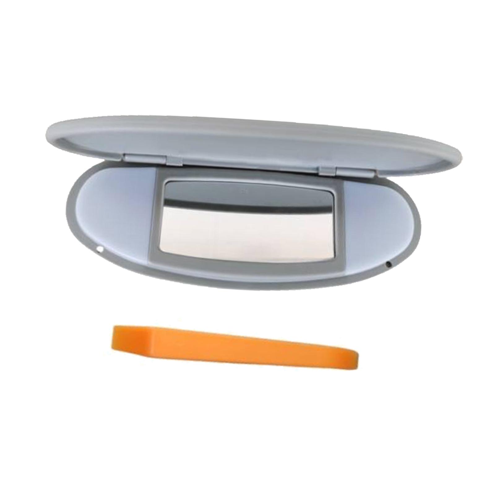 

Car Sun Visor Mirror Cover Replaces High Performance 51167361833 Sunshade Mirror Cover for BMW Mini R55 R56 R60 2007-2014 серый