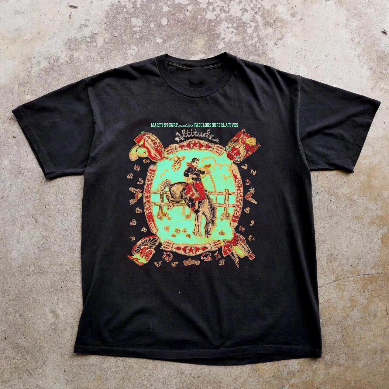 Marty Stuart His Fabulous Superlatives T Shirt Black Unisex Clothing S