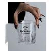Macallan Private Collection Bicchiere da Whisky in Cristallo Bicchiere da Whisky Rock con Tagli Vetro Artistico Calice da Vino per Appassionati di Whisky