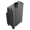 Water Heating Fireplace KRATKI MBM 12 kW Ø 180 Black Thermotec Lining
