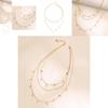 Stunning Alloy Star Shape Three Layer Fashion Pendant Necklace For Women