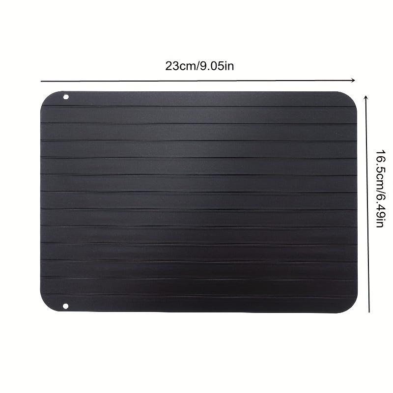 Defrosting Tray Fast Defrost Tray Thaw Tray Metal Aluminum Fast Food Meat Defrosting Thawing Tray Plate Home Kitchen Gadget