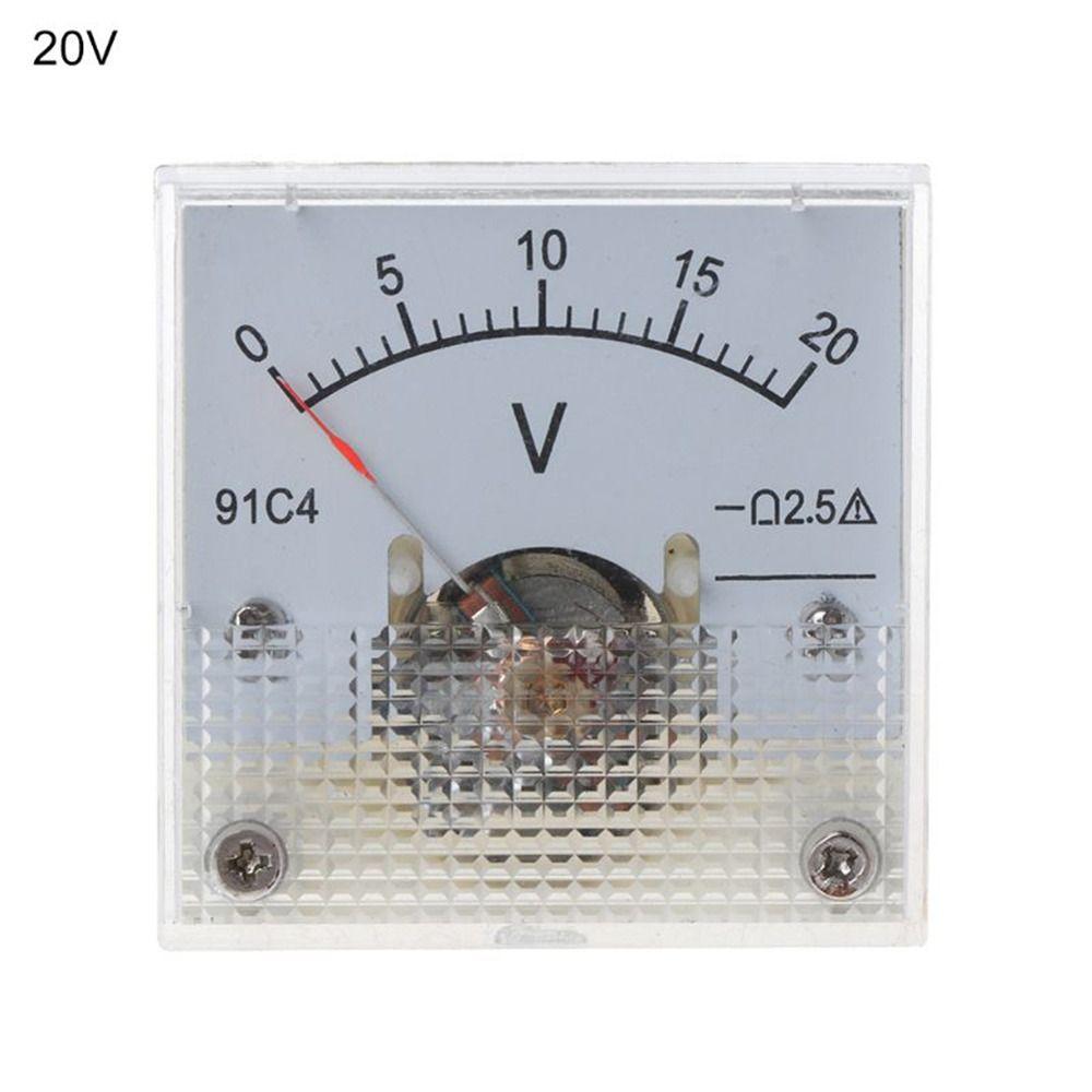 Pointer Type DC Voltmeter 91C4-V Analog Mechanics Plate table Measuring Tool Voltage Meter  Home