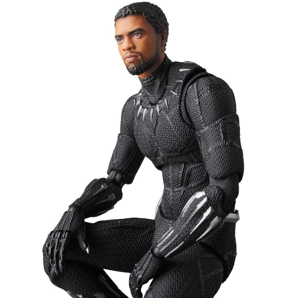 MAFEX Black Panther Approximately 160mm Articulated No.091 - Tall, Pre-painted, Figure.