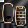 6 Buttons Tpu Car Remote Key Case Cover Fob For Kia New Sedona Grand Carnival Snugly Sorento L580 Kia Doule Carnival Accessories