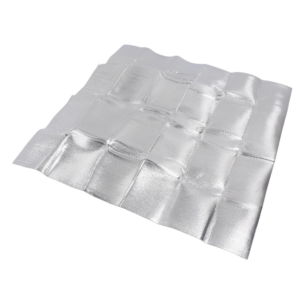 Attic Fan Seal Cover PE and Aluminum Efficient Insulation Film Dustproof Attic Vent Insulation Cover for Home 129x129cm