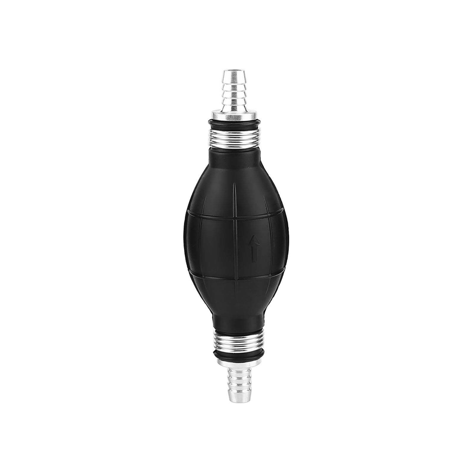 

10mm Rubber & Aluminum Fuel Pump Line Hand Primer Bulb Gas Petrol For Car Boat Marine Outboard чорний
