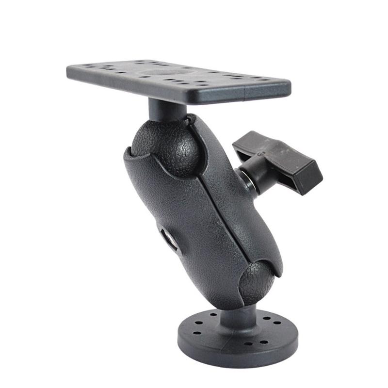 360-Grad-Schwenkhalterung Kajak Fishfinder-Platte Drehbar Marine-Kajak Elektronischer Fishfinder-Halter Basis Bootszubehör