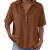 Womens Spring Tops Casual Button Down Blouse Summer Shirts for Women Loose Fit Lightweight Womens Summer Shirts
