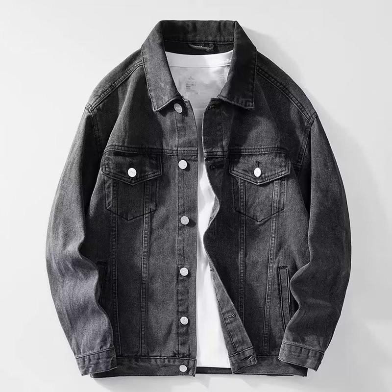 Men's Korean Style Spring Denim Jacket: Trendy, Handsome, Versatile Casual Workwear Top