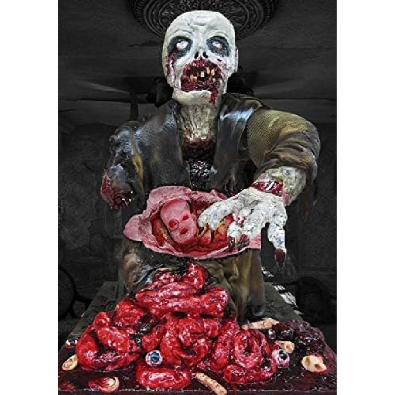 MioCloth Halloween Zombie Costume Scary Bloody Waistband Party Cosplay Haunted House Prop