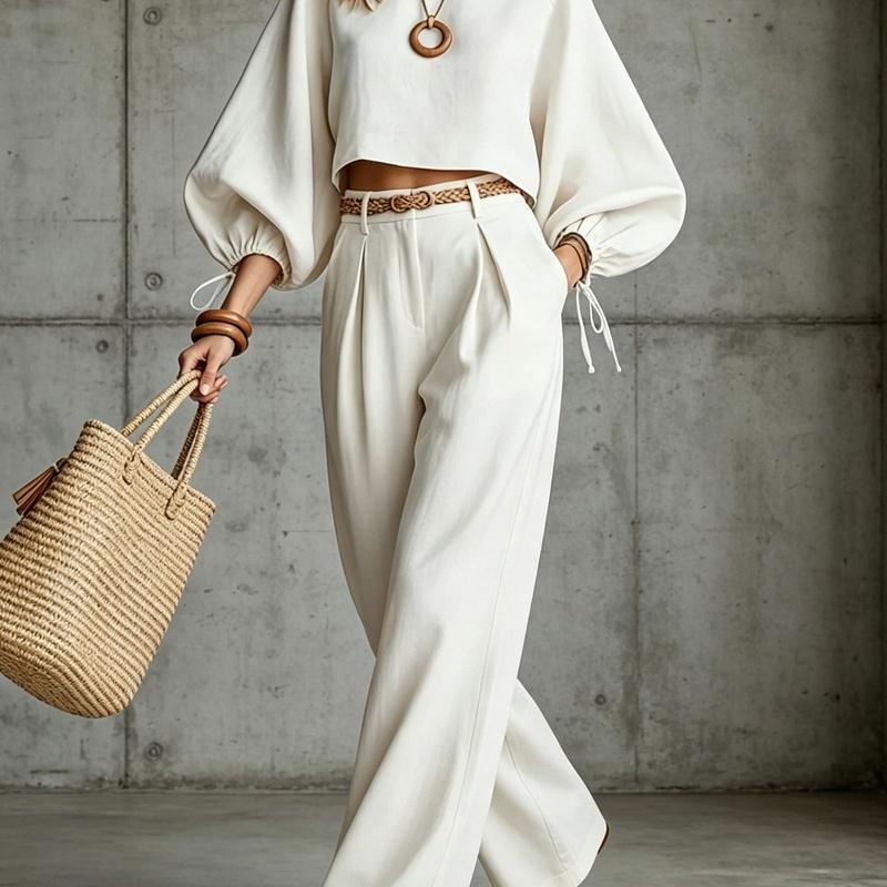 Solid Color Women Clothing Casual Two Piece Set S