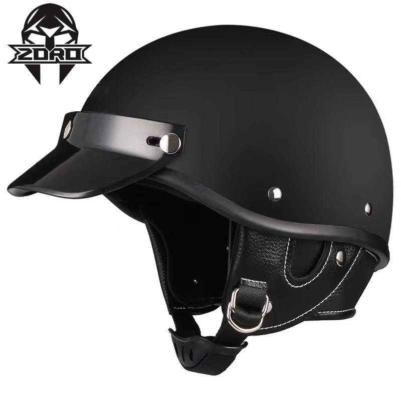 Moto Bike Motorbike Helm DOT Helmet Retro Motorcycle Helmet Moto Helmet Scooter Vintage Half Face Motorbike Crash Moto MAN S