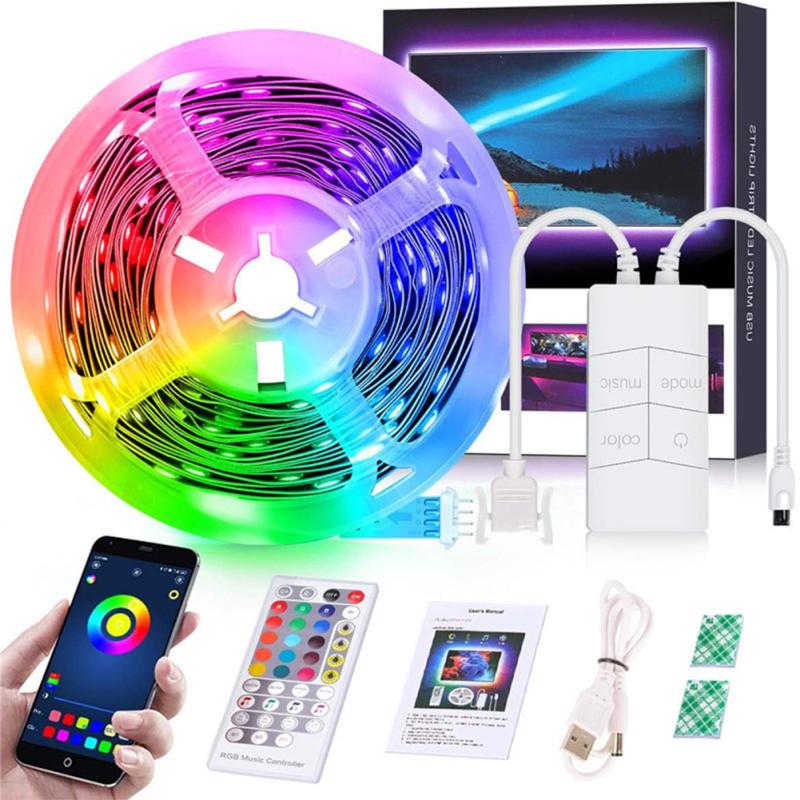 

5V FPC RGB 5050 Strip Light Set Backlight с управлением через приложение Usb Bluetooth