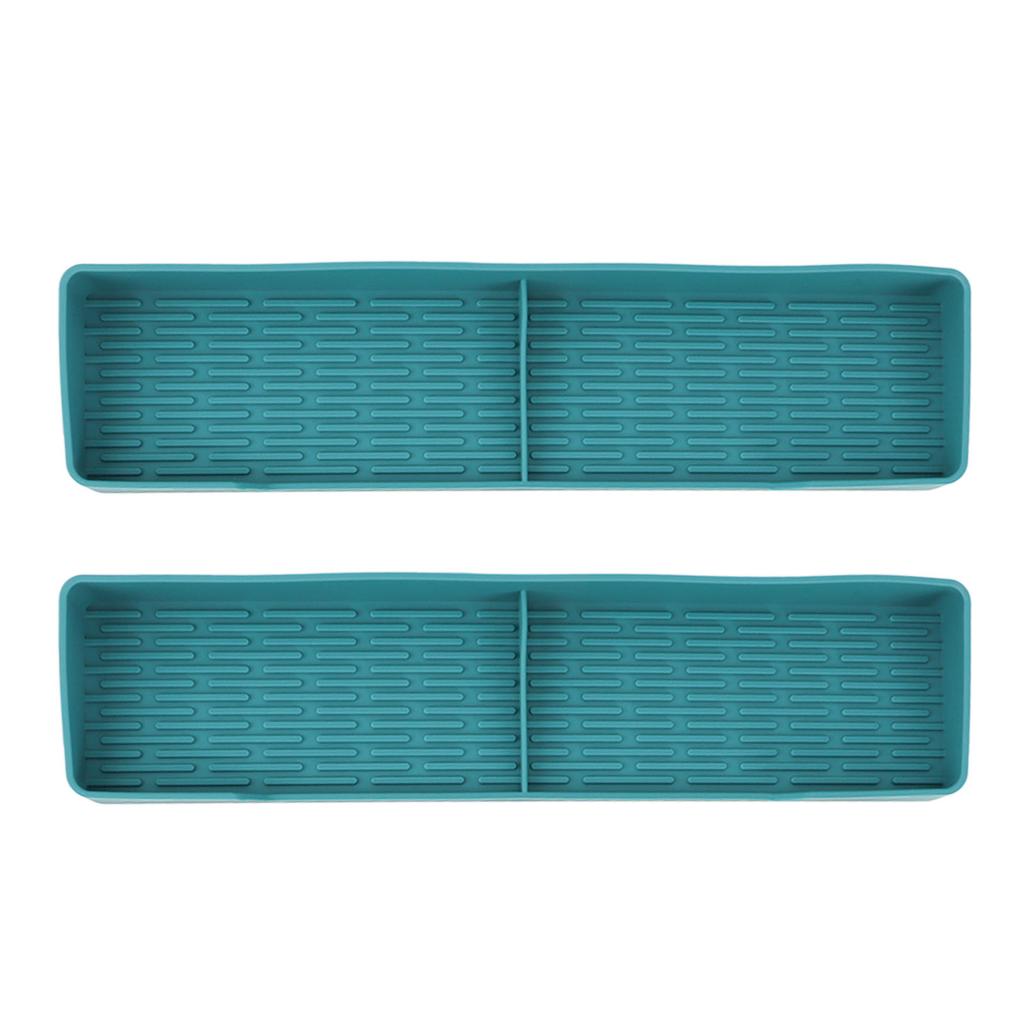 2Pcs Stove Top Shelf Silicone Magnetic Leak Proof Anti Slip Oven Top Shelf Spice Rack Organizer