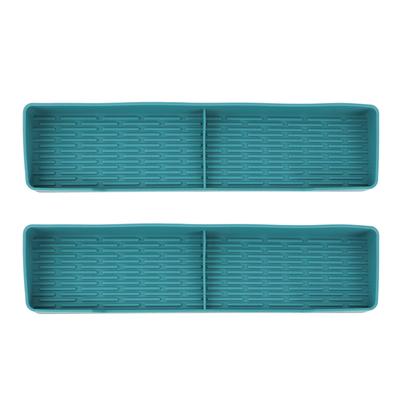 2Pcs Stove Top Shelf Silicone Magnetic Leak Proof Anti Slip Oven Top Shelf Spice Rack Organizer