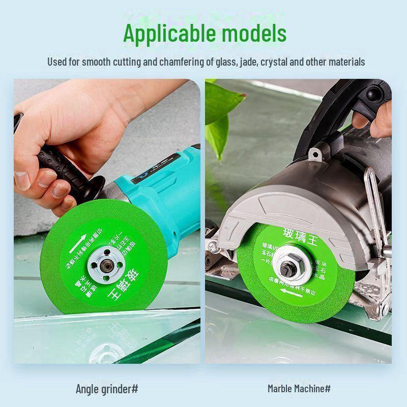 Glass King Ultra-Thin Angle Grinder Blade for Cutting Wine Bottles, Ceramic, Jade, and Tiles