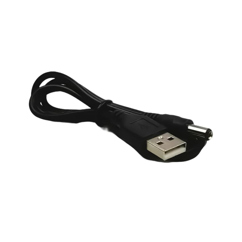 USB To DC5.5x2.1mm Power Cable USB Male To 5.5mmx2.1mm Charging Wire Line for LED Light Router Security Cameras & Fan