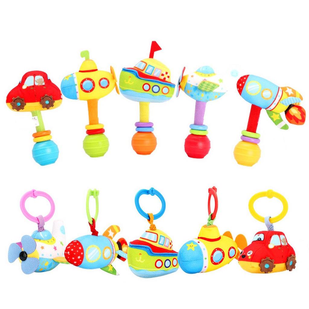 Handbell Rattle Baby Buy Handbell for Baby Kids Soft Animal Hand Bell Rattles Handle ...