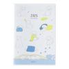 Midori Pocket Diary Notebook 2025 B6 Weekly Dog Pattern 22308006 January (Starts 2025)