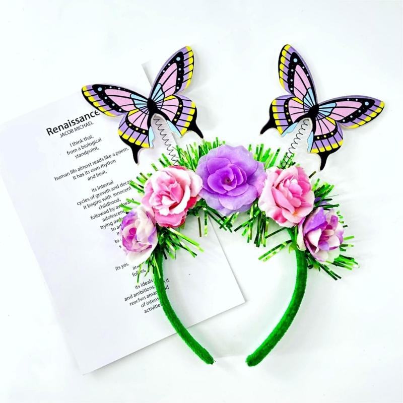 Festival Celebration Floral Headband Role Play Headgear Carnivals Party Props