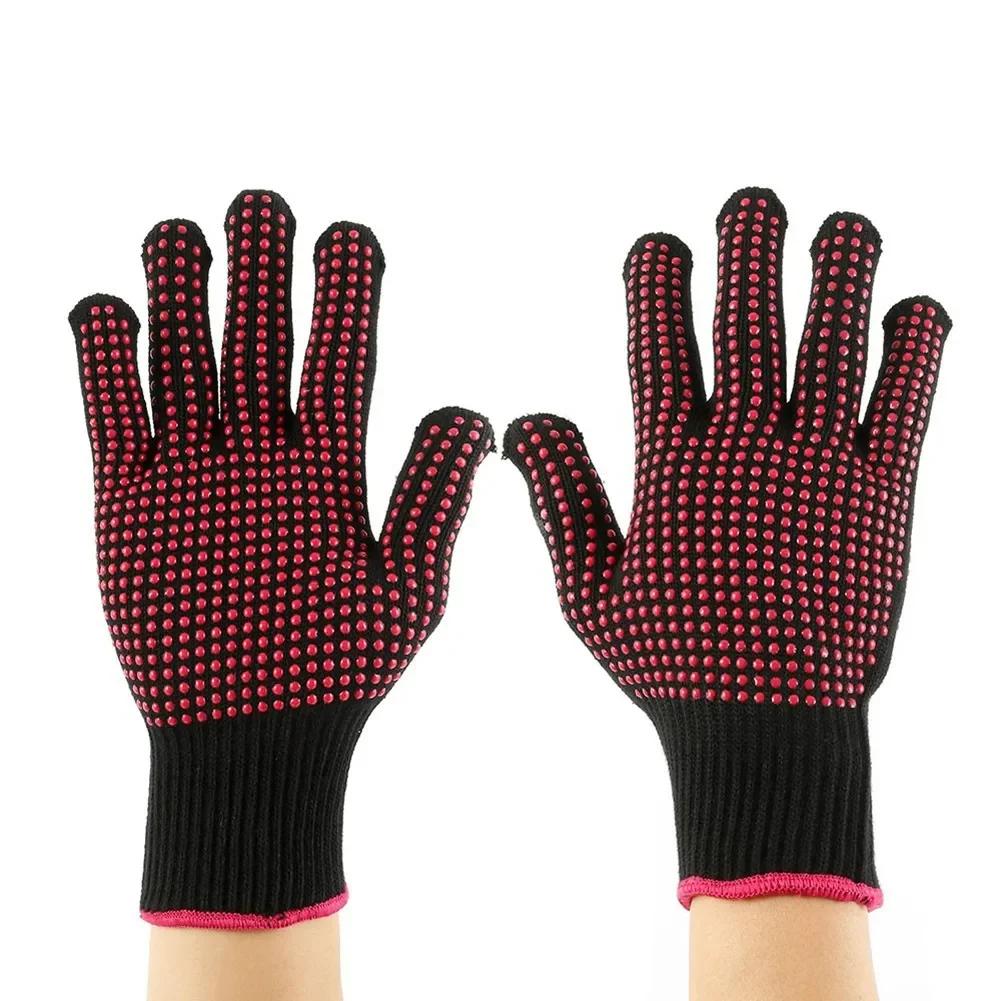 

Barbecue Anti-scald Gloves Heat Glove Resistant BBQ Oven Gloves Kitchen Fireproof Anti-slip for Baking Cooking
