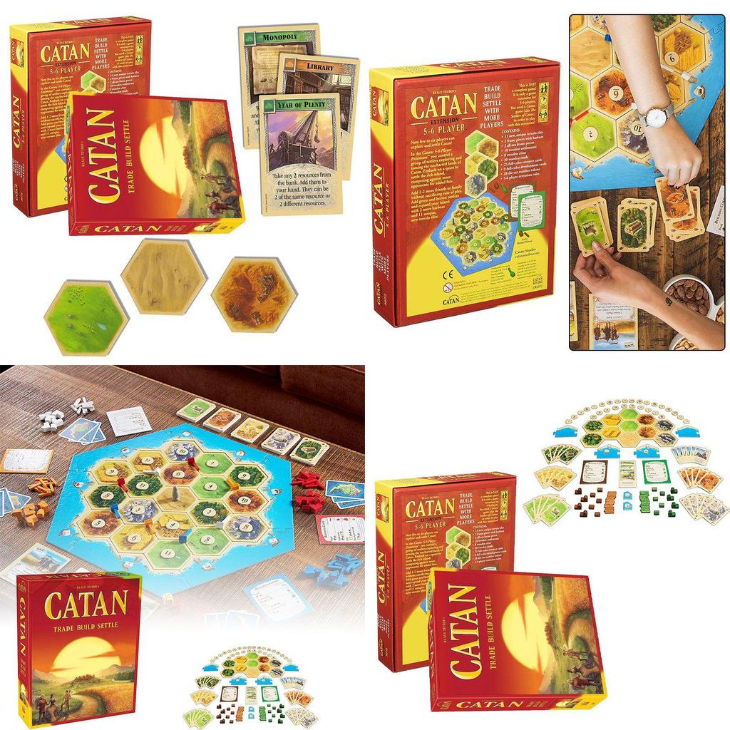 Board Game Desktop Catan Island 35 Player Expansion Table Card Family Gathering