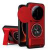 KEYSION Magnetic Phone Case for Xiaomi 17 Ultra 5G Slide Camera Lens Protection Upright Kickstand 360 Ring Shockproof Back Cover