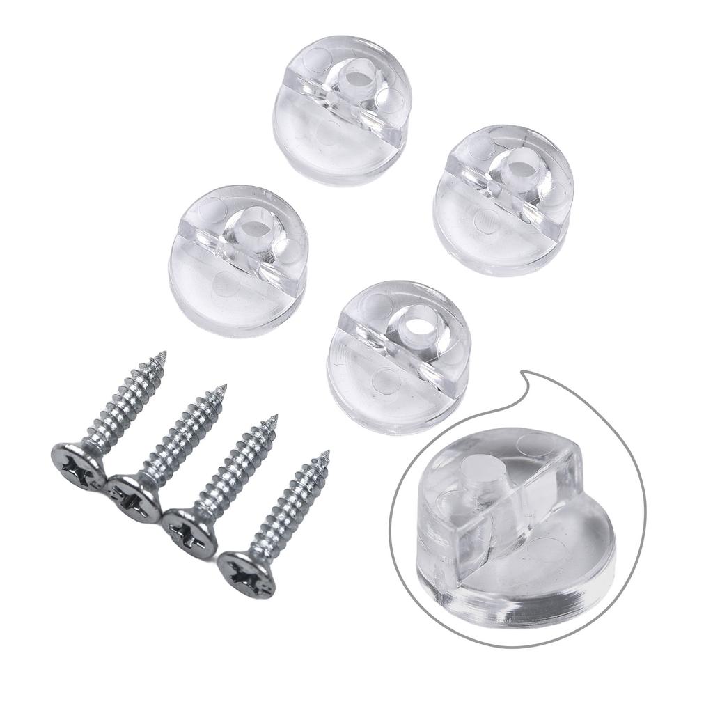 Mirror Wall Hanging Frameless Clips Glass Bracket Mirror