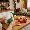 Easy Release Santa Claus Storage Jar Mold Silicone Xmas Candle Jar Mold Plaster Mold  Holiday Decor