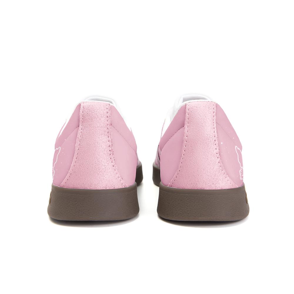 Adidas Neo VL Court 2.0 Leather Slip Resistant Abrasion Resistant Low top Skateboard Shoes Unisex Pink ID6015(Team746-)