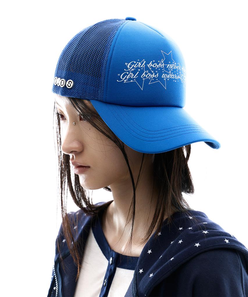 OJOS Girlboss Trucker Cap / Blue