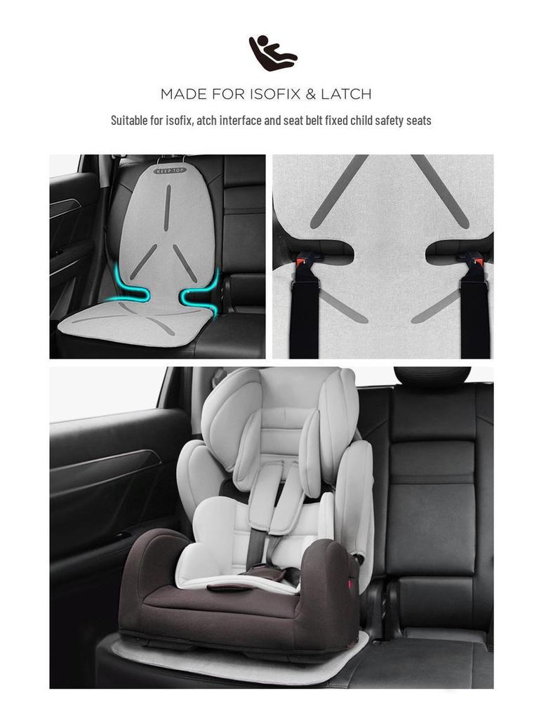 Universal ISOFIX Car Seat Anti-Wear Pad - Britax Non-Slip, Thickened Protection Mat for Child Safety