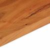 Table Top 120 x 60 x 2.5 cm Rectangular Solid Acacia Wood
