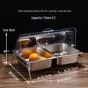 Shuchu Stainless Steel Flip-Top Buffet Pan Cover