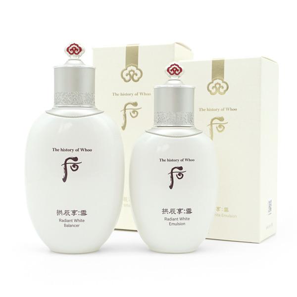 THE WHOO Gongjinhyang Seol Whitening 2-piece set (balancer + lotion)